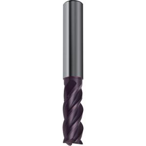 KRINO - 241741200 Fresas de carburo de cuatro flautas TIALN con hélice variable para brocas de acero inoxidable de serie larga - Product Image 1