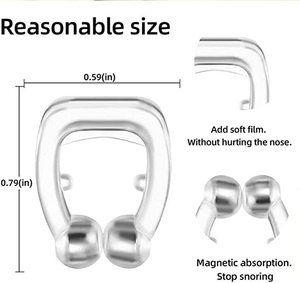 Nouvelle Version dispositif Anti-ronflement 6 paquets de pinces magnétiques pour le nez <span class=keywords><strong>Solution</strong></span> Anti-ronflement pour la Promotion - Product Image 6