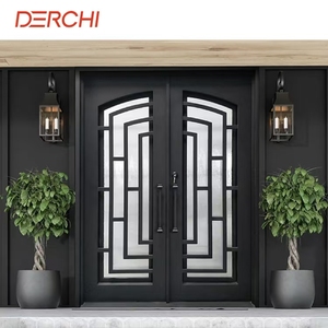Porta d'Ingresso in Ferro Battuto di Design Lussuoso Personalizzata DERCHI per Residenze - Product Image 3