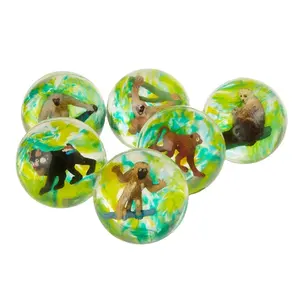 Pelotas de Goma Rebotantes de Mono 3D de 45 mm, Pelotas <span class=keywords><strong>Super</strong></span> Rebotantes al por Mayor para Fiestas Infantiles, Juguetes Educativos - Product Image 1