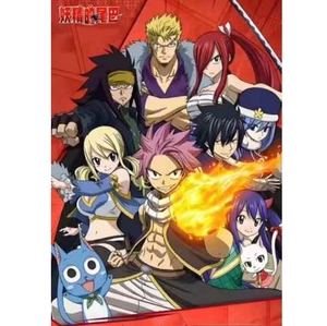 Vente en gros google japonais Anime Natsu <span class=keywords><strong>Dragneel</strong></span> Lucy Happy Elza Scarlet cartes à jouer KB Fairy Tail collectionner carte garçon cadeaux - Product Image 3