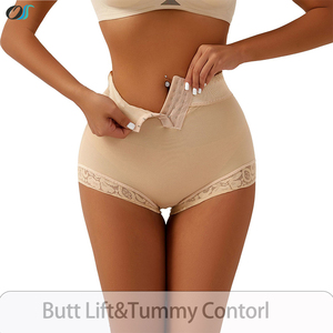 Custom Breathable Tummy Control Shapewear Briefs High Waist Butt Lifter Slimming Body Shaper Panties for Women.