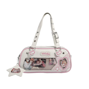 Borse alla moda a tracolla per donne giovani signore in puro colore Casual eleganti borse in pelle carina a tracolla Itabag - Product Image 4