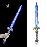 Jouets de fête allument en plastique 11 LEDs épées de lumière LED dinosaure veilleuse épée clignotant 30 ''LED épée de ptérosaure avec son