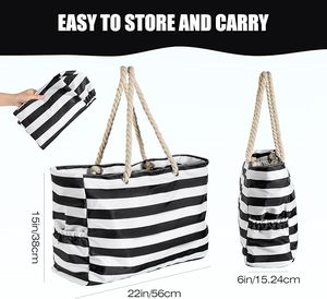 Muestra Gratuita de Bolsa de Compras de Hombro para Mujer de Alta Calidad, Bolsa de Playa de Gran Capacidad de EVA y Silicona para Mujer - Product Image 3