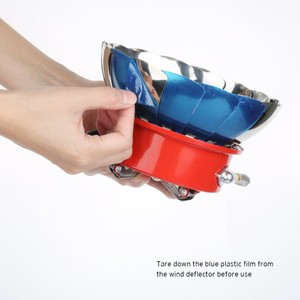 Estufa de Gas para Acampar al Aire Libre, Ligera, Resistente al Viento, Metálica y Plegable para Viajes - Product Image 2