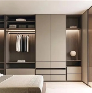 2025 balom phong cách Mỹ hiện đại đi bộ trong tủ quần áo tổ chức quần áo tủ tùy chỉnh hệ thống cloakroom tủ quần áo - Product Image 5