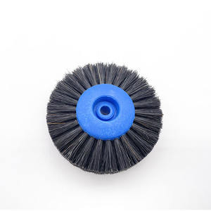 P80S di alta qualità dentale laboratorio rotativo scrocco di lucidatura spazzola per ruota dentaria in setola nera per stampi in gesso acrilico - Product Image 1