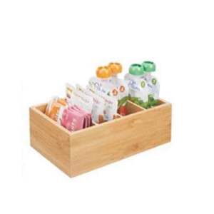 Boîte <span class=keywords><strong>de</strong></span> rangement en bambou pour café Boîte à thé en bois pour sac à épices pour cuisine, <span class=keywords><strong>bain</strong></span> et bureau - Product Image 6