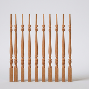 Balaustres de Madera de Álamo 5300P de 42 Pulgadas para Pasamanos, Diseño Tradicional para Decoración de Interiores y Renovación del Hogar, Venta al por Mayor - Product Image 1