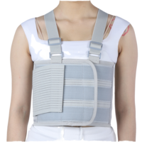 Ceinture de hanche flexible de haute qualité pour la fixation des fractures de côtes, attelle de côtes cassées avec bande de soutien, attelle de protection dorsale
