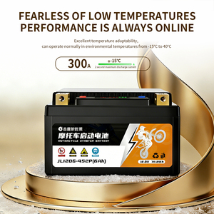 6ah Sealed Maintenance Motorcycle Battery Most Motorcycles Motorcycle lithium battery Lifepo4 Motorcycle Battery 12V 6Ah - Product Image 4
