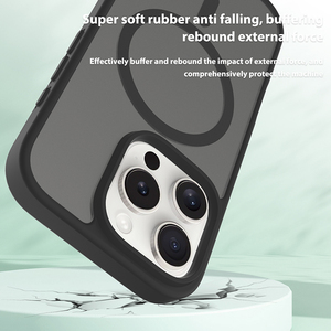 Vendita calda nera opaca antigraffio custodia magnetica antiurto per telefono per 16 Pro e 16 Pro Max custodia protettiva per cellulare - Product Image 4