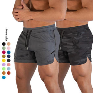 Pantalones Cortos Deportivos para Hombre con Cintura Elástica y Logotipo OEM Nuevo, Paquete de 2, Secado Rápido, para Entrenamiento Atlético, Gimnasio - Product Image 2