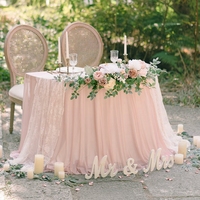 200cm lait fil gaze mousseline de soie chaise ceintures dos anniversaire en plein air mariée mariage chemin de Table nappe Banquet fête décoration