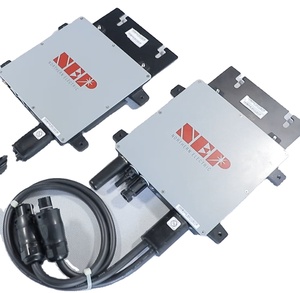 Microinversor Solar Inteligente con Conexión WiFi Nep BDM-400 de 400W Certificado por <span class=keywords><strong>VED</strong></span>, para Balcón Individual, Almacenamiento de Energía Fotovoltaica, <span class=keywords><strong>10</strong></span> Años de Garantía - Product Image 4