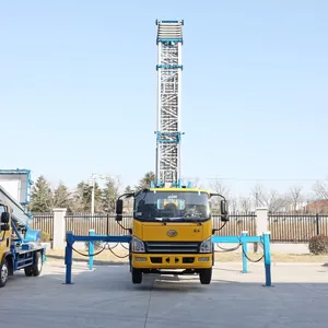 Chine bas prix échelle télescopique seau camion élévateur aérien échelle camion à vendre
