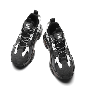 <span class=keywords><strong>2021</strong></span> chaussures de sport pour hommes confortables TPU Gym entraînement volley-ball et <span class=keywords><strong>basket</strong></span>-ball blanc et noir Campus respirant avec doublure en maille - Product Image 4