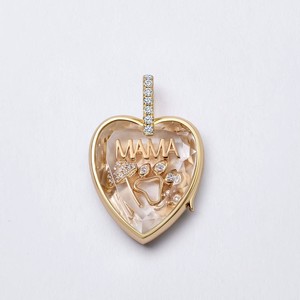 Set di Ciondoli Portafoto in Rame Placcato <span class=keywords><strong>Oro</strong></span> Trasparente, Apribili e Chiudibili, a Forma di Cuore, Personalizzabili, per Ricordi - Vendita all'Ingrosso - Product Image 1