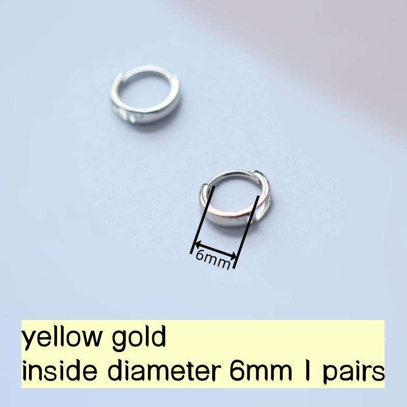 yellow 6mm 1 pairs