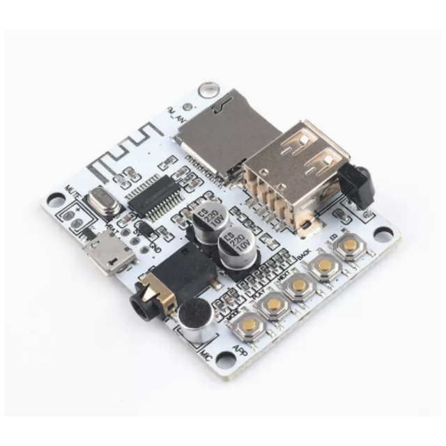 Pre-output wireless bluetooth audio receiving board module decoding playback with USB TF card
