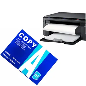 Vente en gros de conteneurs de 20 pieds Papier de copie A4 80 g/m² 70 g/m² Fournisseur de papier A4 à rames pour imprimante