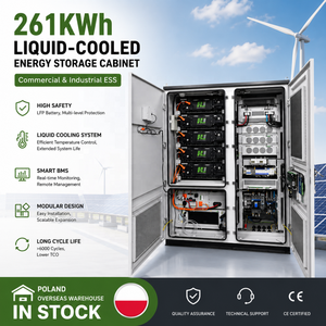 แบตเตอรี่ HJ Poland Stock แรงดันสูง 261 กิโลวัตต์ชั่วโมง ความจุ 314 แอมป์ชั่วโมง ระบบไฮบริด ระบายความร้อนแบบออฟกริด - Product Image 1