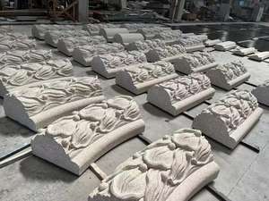 Support en granit personnalisé sculpté à la main avec motif bête et nuage pour la décoration de temple, de <span class=keywords><strong>jardin</strong></span> et de villa - Product Image 5