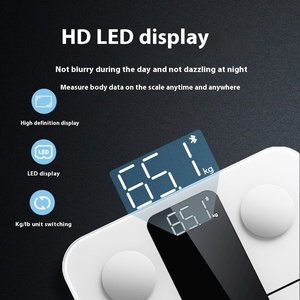 Grosir timbangan Digital cerdas untuk penggunaan rumah tangga Sensor lemak tubuh maksimum 180kg untuk pemantauan kesehatan kamar mandi - Product Image 3