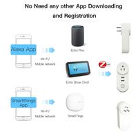 IL Israël Prise Intelligente Prise de courant avec 2 USB Interface ZigBee 3.0 Commande Vocale à distance avec L'echo Plus et plus Zigbee Moyeu