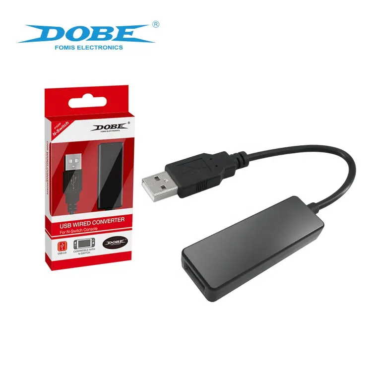 DOBE fabrika orijinal USB kablolu BT dönüştürücü LED gösterge ışığı Fit Nintendo anahtarı denetleyicisi için oyun aksesuarları