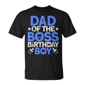 Camiseta para el día de cumpleaños del papá del jefe, para la fiesta de cumpleaños del padre - Product Image 1