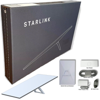 Kit Standard SpaceX Starlink V4 Génération 3 – Antenne Satellite Numérique en Aluminium, Routeur WiFi 6, Internet Haut Débit à Faible Latence, Mini