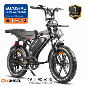 QMHEEL S20 Pro Electric Bike Fat Bike For Italy B2B Market With Wide Tire Hydraulic Brake EU Italy Netherlands Warehouse Supply - Product Image 1