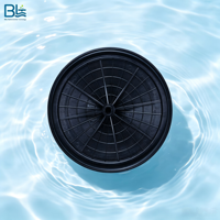 Diffuseur d'aération microporeux BELI EPDM 340 mm pour traitement des eaux usées, 500 L/h, aération à bulles fines