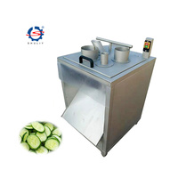 Machine à trancher automatique pour légumes, fruits, pommes de terre, oignons, plantains et bananes, moteur en acier inoxydable 304, capacité 300 kg/h