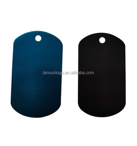 Nhà máy cung cấp Thẻ dog Double Sided nhiều màu sắc hành lý tag kim loại quá trình oxy hóa quy ước Pet nhôm Laser Dog ID tag - Product Image 5