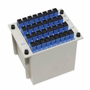 एससी पोर्ट पीएलसी ऑप्टिकल फाइबर स्प्लिटर 2/4/8/16/32 चैनल एससी/एफटीसी/एलएलसी/सेंट कनेक्टर के लिए - Product Image 6