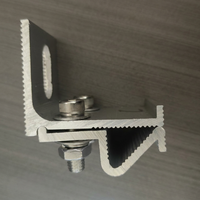 Pince de fixation intégrée pour toiture à joint debout, clips de montage solaire à installation rapide pour toitures métalliques résidentielles et commerciales