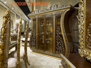 Bàn Ăn Sang Trọng Kiểu Ý, Bàn Ăn Khắc Gỗ Hình Chữ Nhật Cung Điện Hoàng Gia Mẫu Mới Tinh Tế - Product Image 4