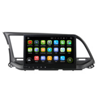 Unidad Principal para Auto de 10.1 Pulgadas para Elantra 2016-2018, GPS, CarPlay, Android Auto, Control desde el Volante, Reproductor MP3, 1 Año de Garantía