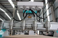 Routeur CNC M-SHINE MS1325-4 pour le bois, système de contrôle Syntec, moteur pas à pas, pompe et moteur, table à vide 4 axes