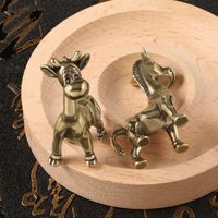 Vente en Gros Ornements de Cheval en Laiton de Style Antique Sculptures d'Animaux en Laiton: Cheval