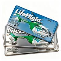 Placa de Matrícula de Aluminio 3D Personalizada con Relieve, Helicóptero Médico, Ambulancia Aérea, Rescate de Emergencia, EMS, Primeros Auxilios, Decoración Impermeable