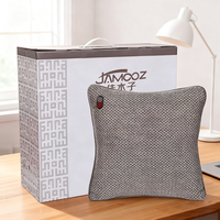 Coussin de massage personnalisable en petite quantité avec logo couleur, fonction pétrissage, recharge inversée et chauffage pour le cou et le dos