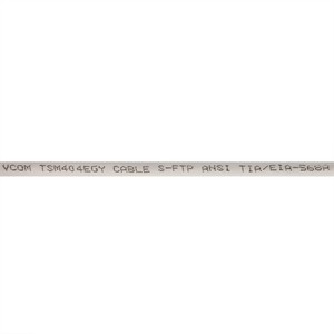 สายเคเบิลอีเธอร์เน็ต VCOM Network Cat5e ราคาประหยัด ขนาด 24 AWG 0.50 มม. 4 คู่ บรรจุกล่องกระดาษแข็ง ป้องกันสัญญาณรบกวน Cat 5e - Product Image 3
