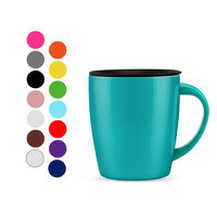 Tasse à café à Double paroi isolée sous vide, en acier inoxydable, 450ml, pour voyage, avec poignée, nouveau Design, de haute qualité