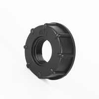 Adaptor Tangki IBC Ulir Kasar S60x6 ke Ulir Betina 1/2", 3/4", 1" Fitting Pipa Tahan Lama untuk Wadah IBC Cair