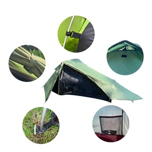 Presa di fabbrica ultraleggera coppia persona antivento Anti-zanzara fresca piccola tenda <span class=keywords><strong>da</strong></span> <span class=keywords><strong>campeggio</strong></span> per escursionismo all'aperto - Product Image 3