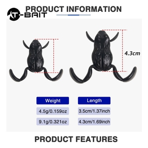 35mm 43mm <span class=keywords><strong>rana</strong></span> esca pesca esche morbide 6 colori bionico flottante Kicking <span class=keywords><strong>rana</strong></span> esche per la pesca d'acqua dolce carpa - Product Image 3